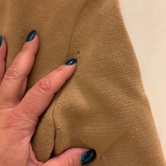 Vintage Gimbels Wool Cardigan sz S (flaws) - Picture 6 of 6